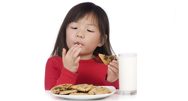 Child Eating Messily