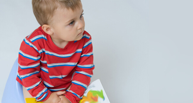 Child Learning to use a Potty