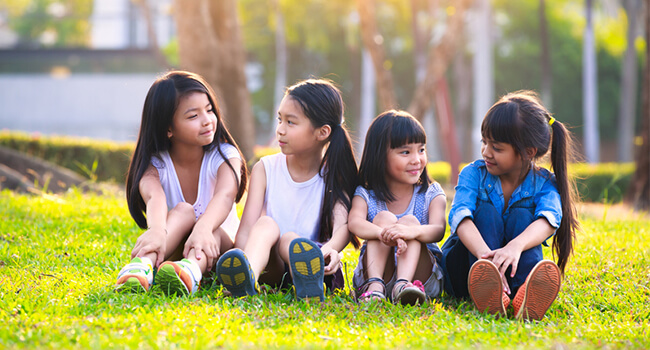 Young Children Socialising